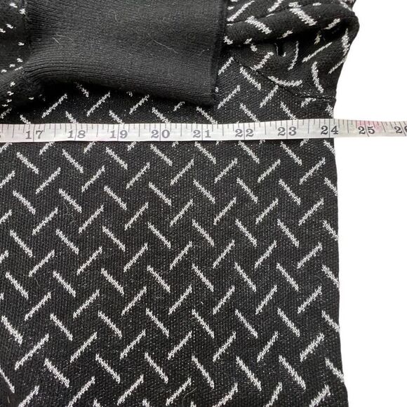 NWT Adrienne Vittadini Women’s Plus Size 3XL Cowl Neck Sweater in Black & Gray - Picture 6 of 9